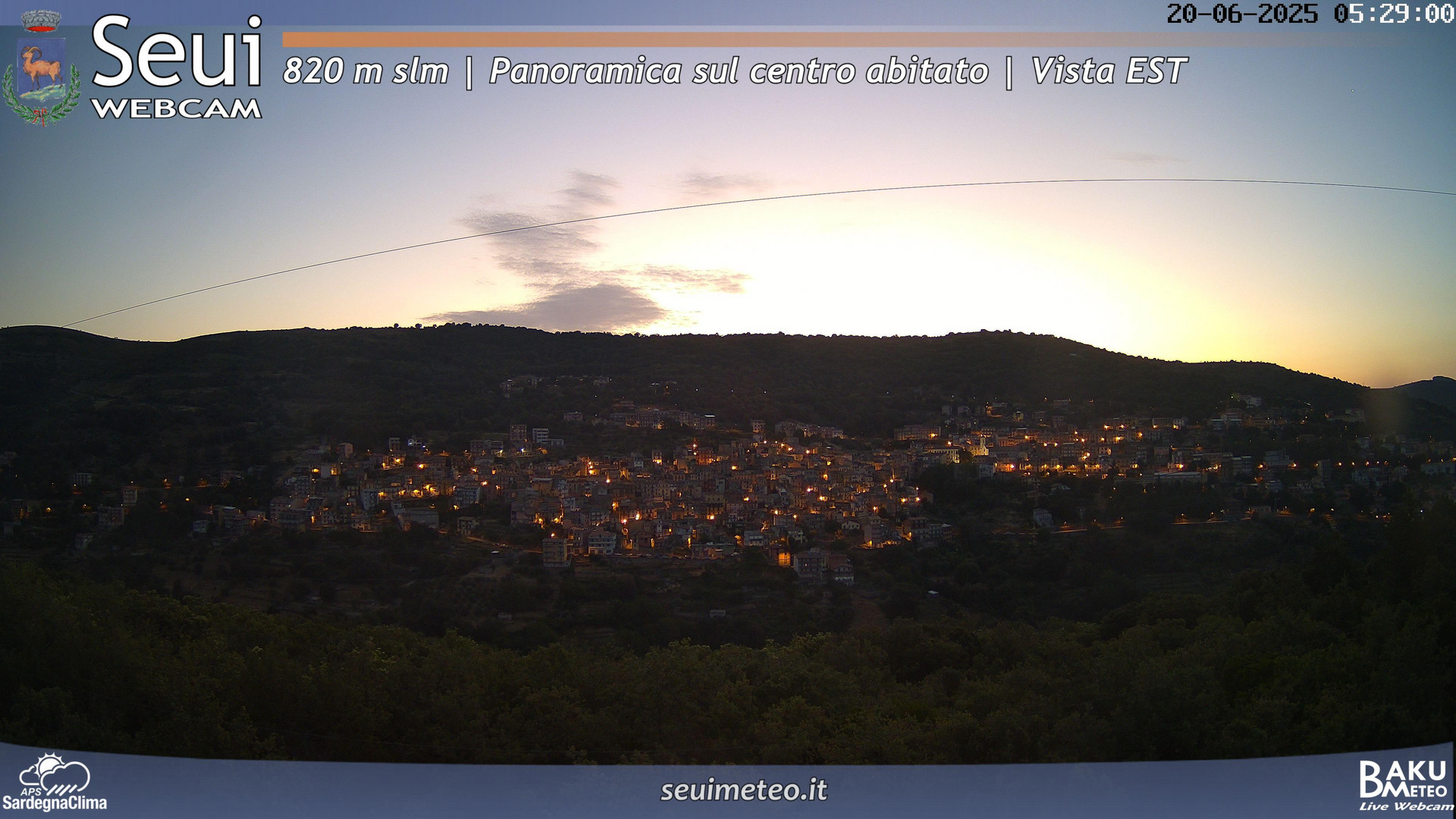 time-lapse frame, Seui Cuccaioni webcam