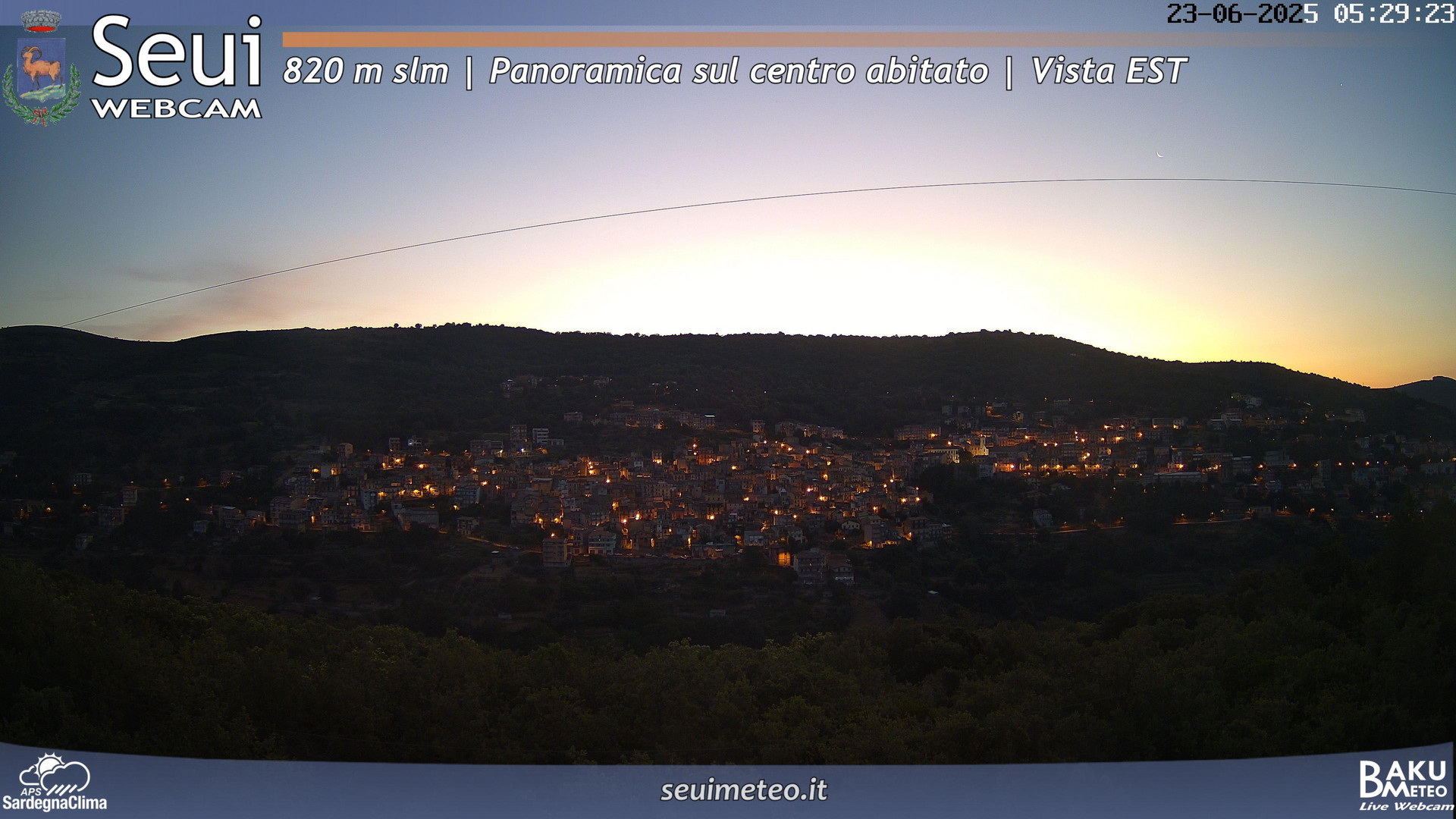 time-lapse frame, Seui Cuccaioni webcam