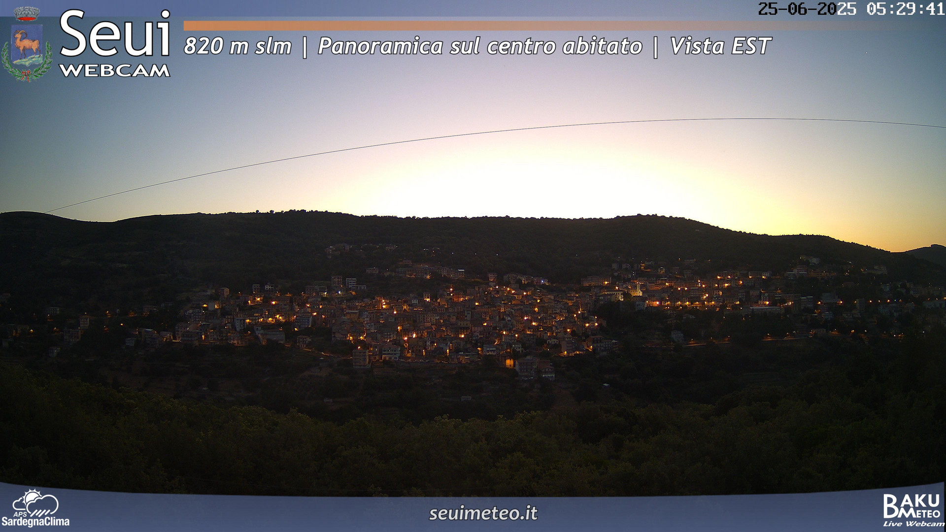 time-lapse frame, Seui Cuccaioni webcam
