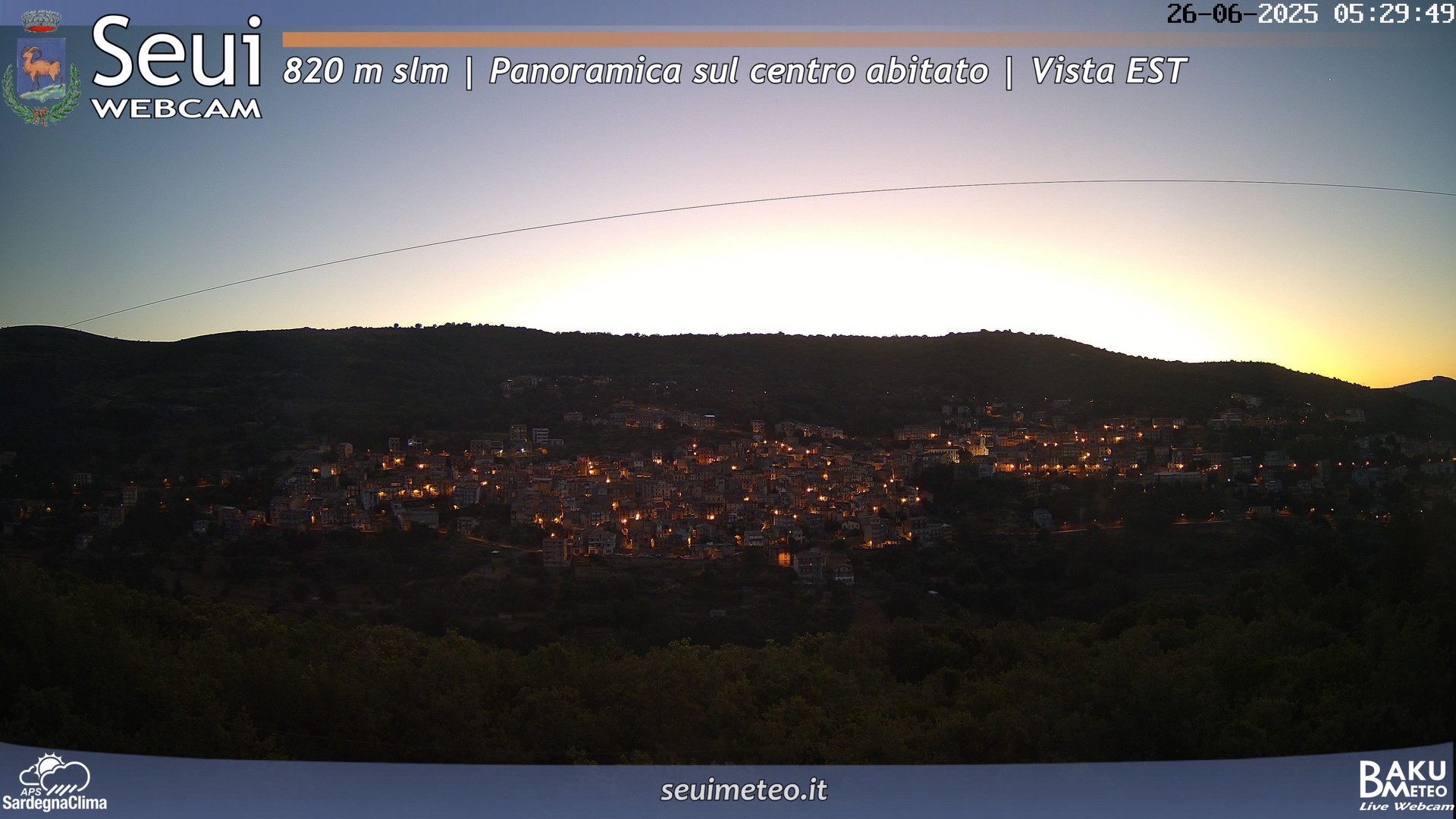 time-lapse frame, Seui Cuccaioni webcam