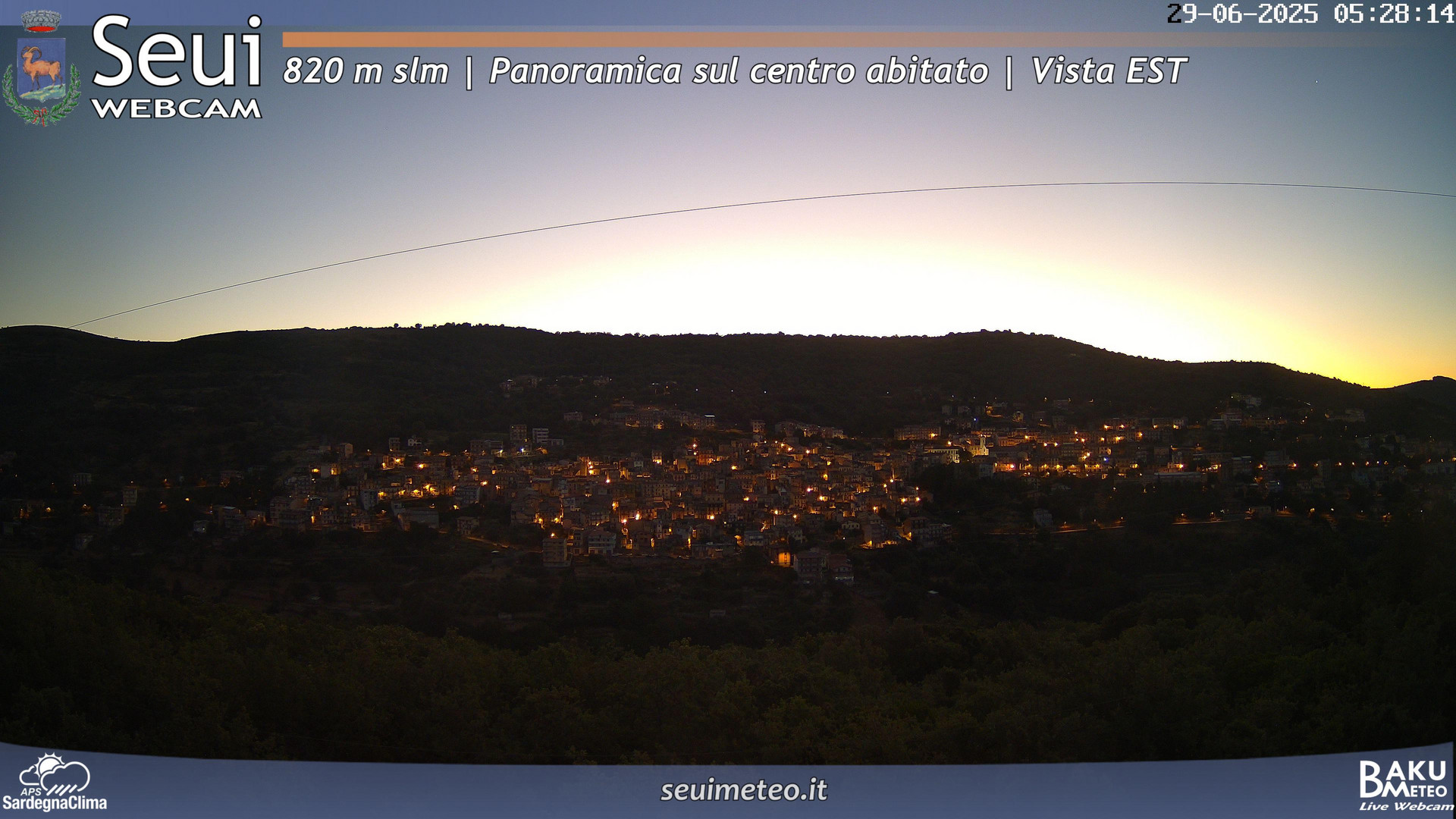 time-lapse frame, Seui Cuccaioni webcam
