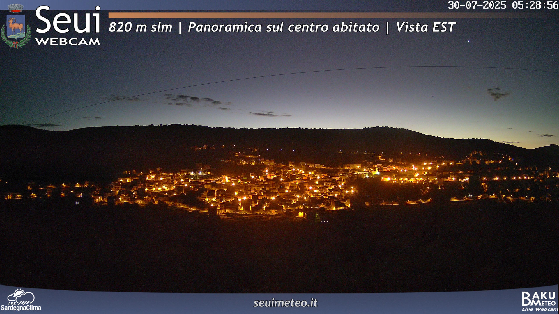time-lapse frame, Seui Cuccaioni webcam