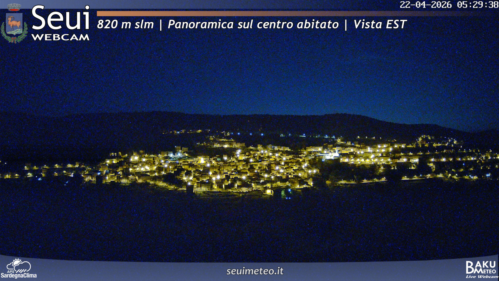 time-lapse frame, Seui Cuccaioni webcam