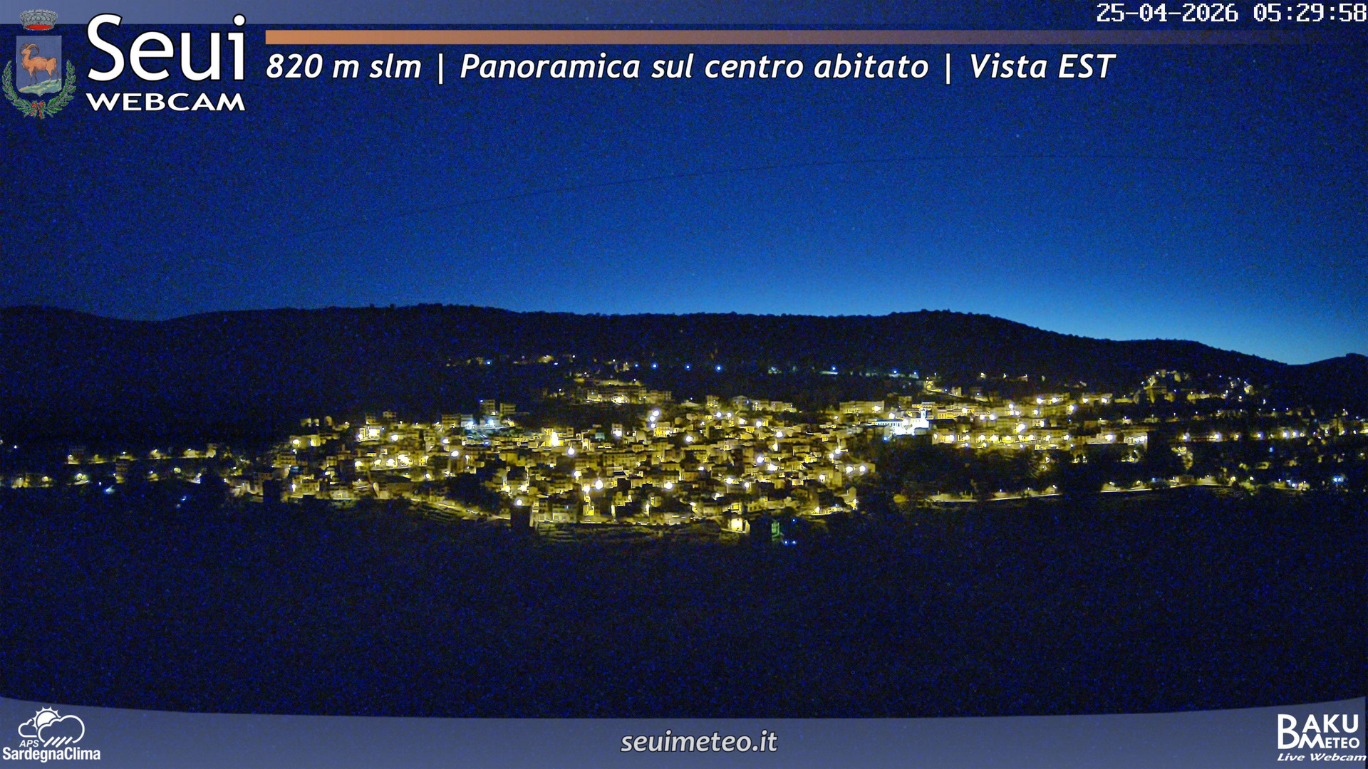 time-lapse frame, Seui Cuccaioni webcam