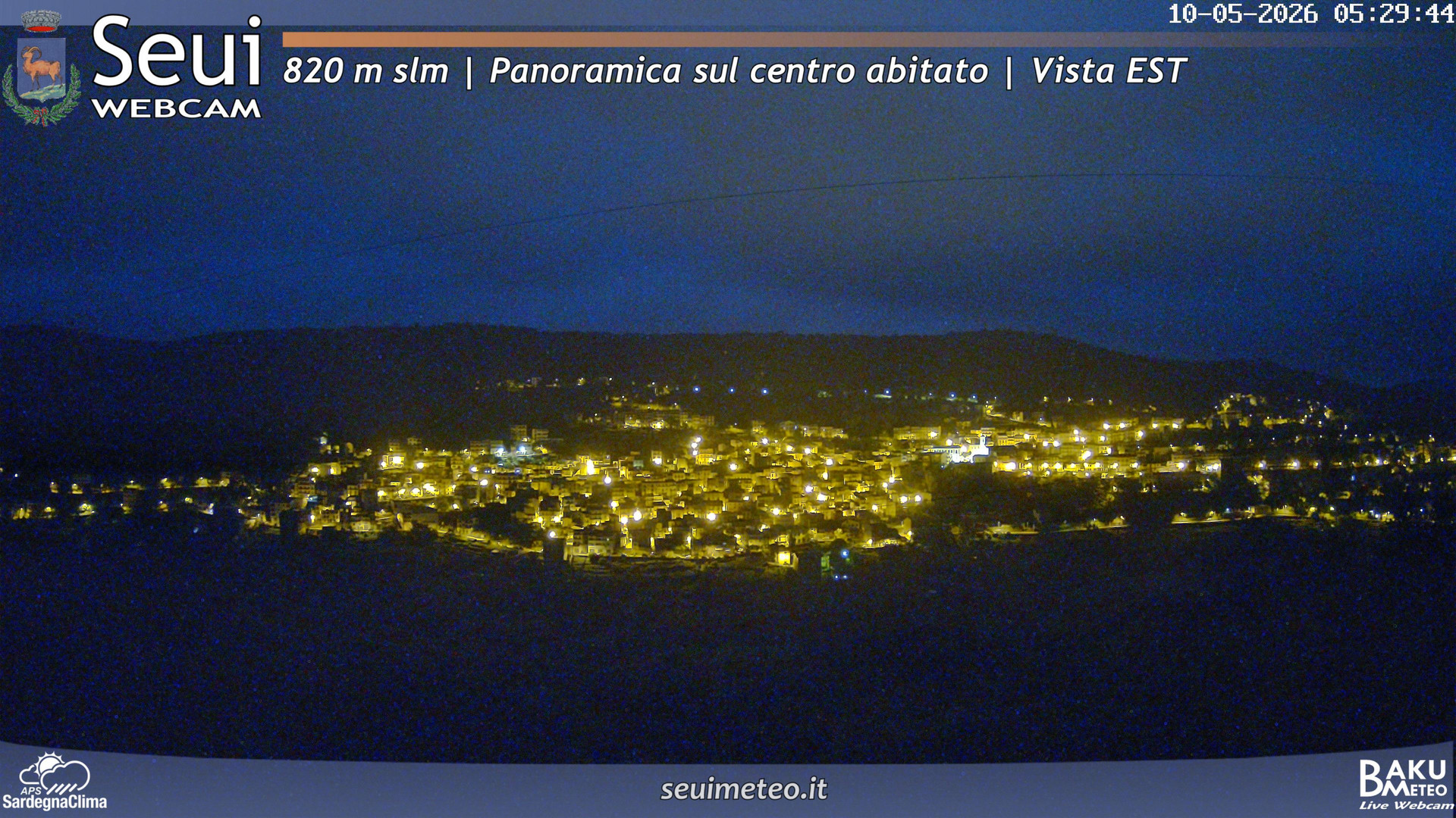 time-lapse frame, Seui Cuccaioni webcam