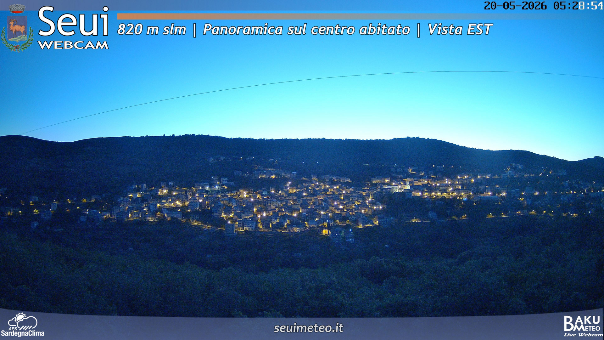time-lapse frame, Seui Cuccaioni webcam