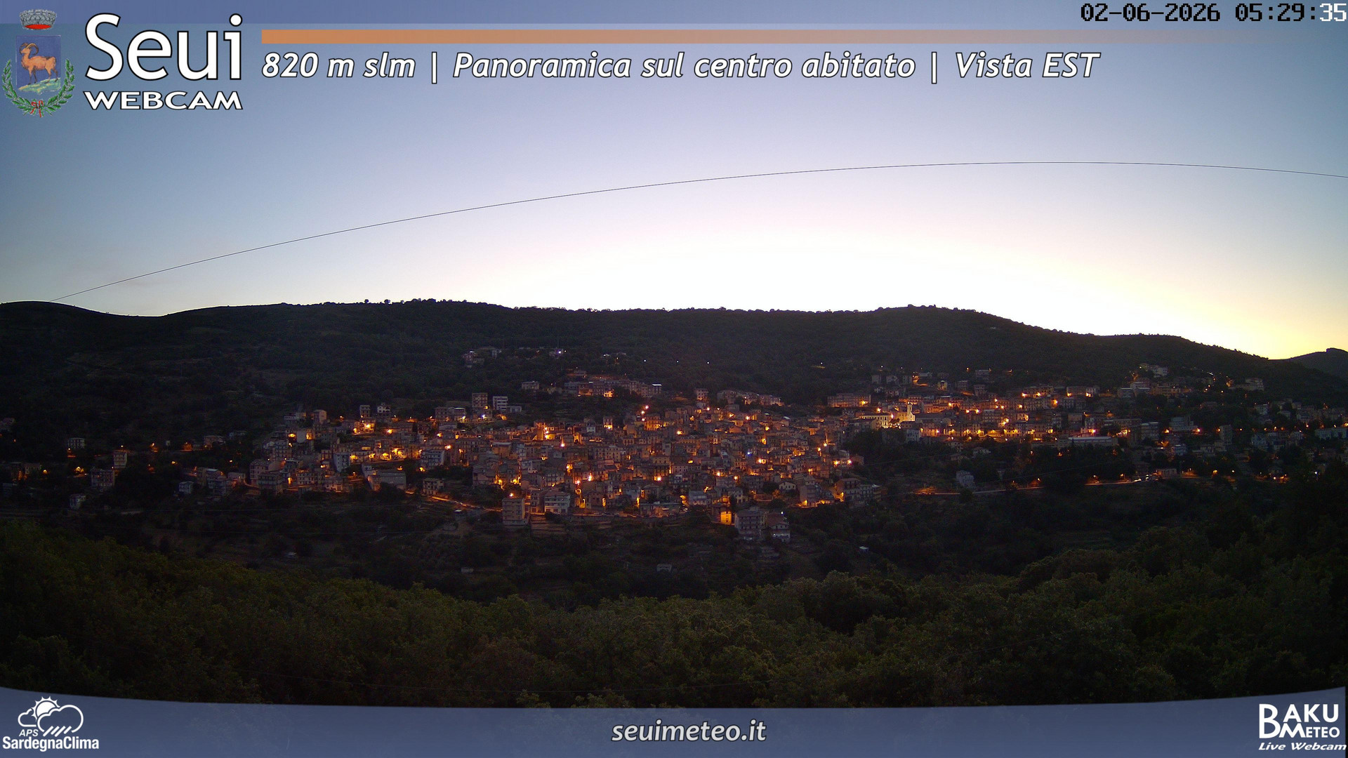time-lapse frame, Seui Cuccaioni webcam