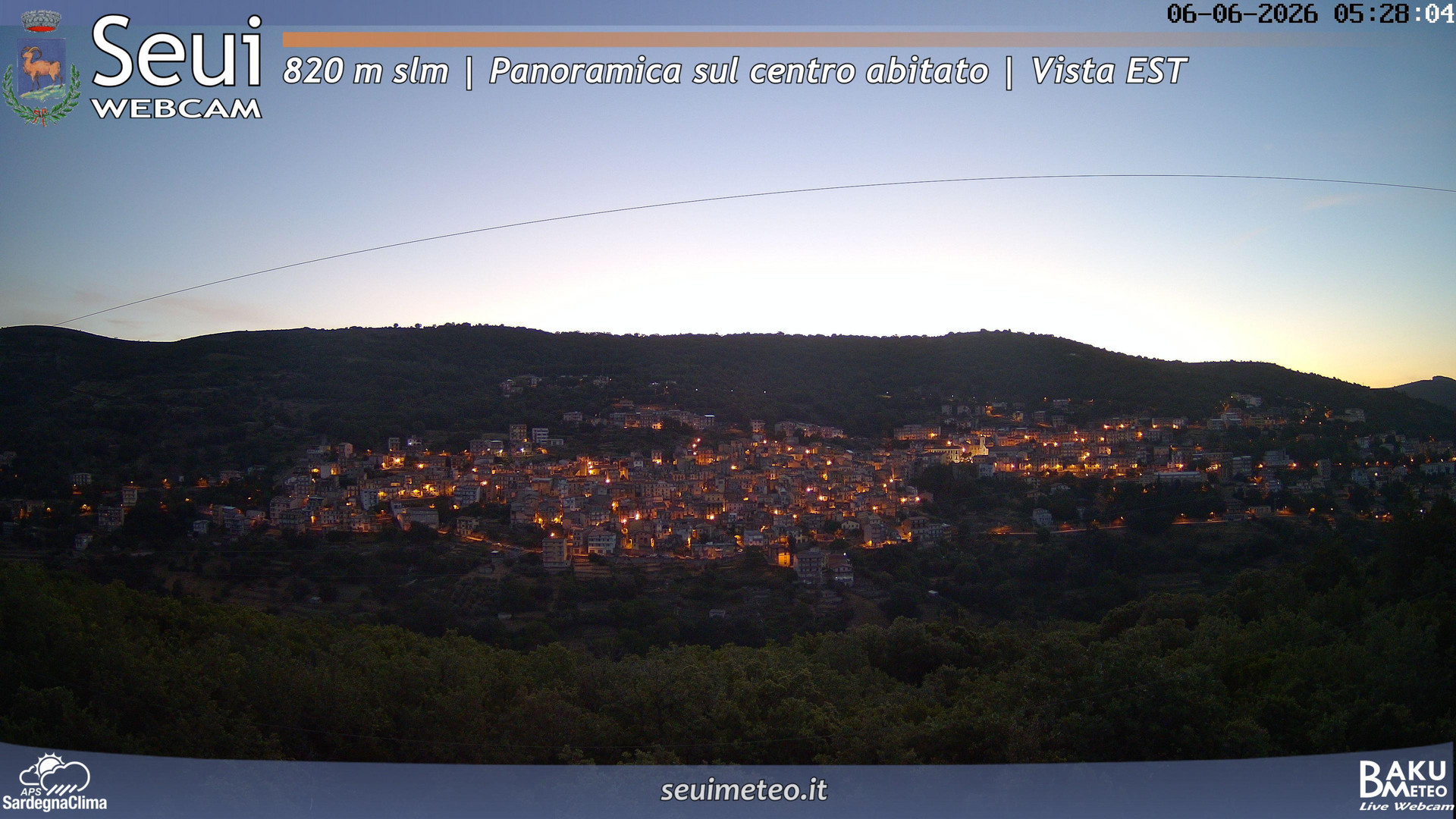 time-lapse frame, Seui Cuccaioni webcam
