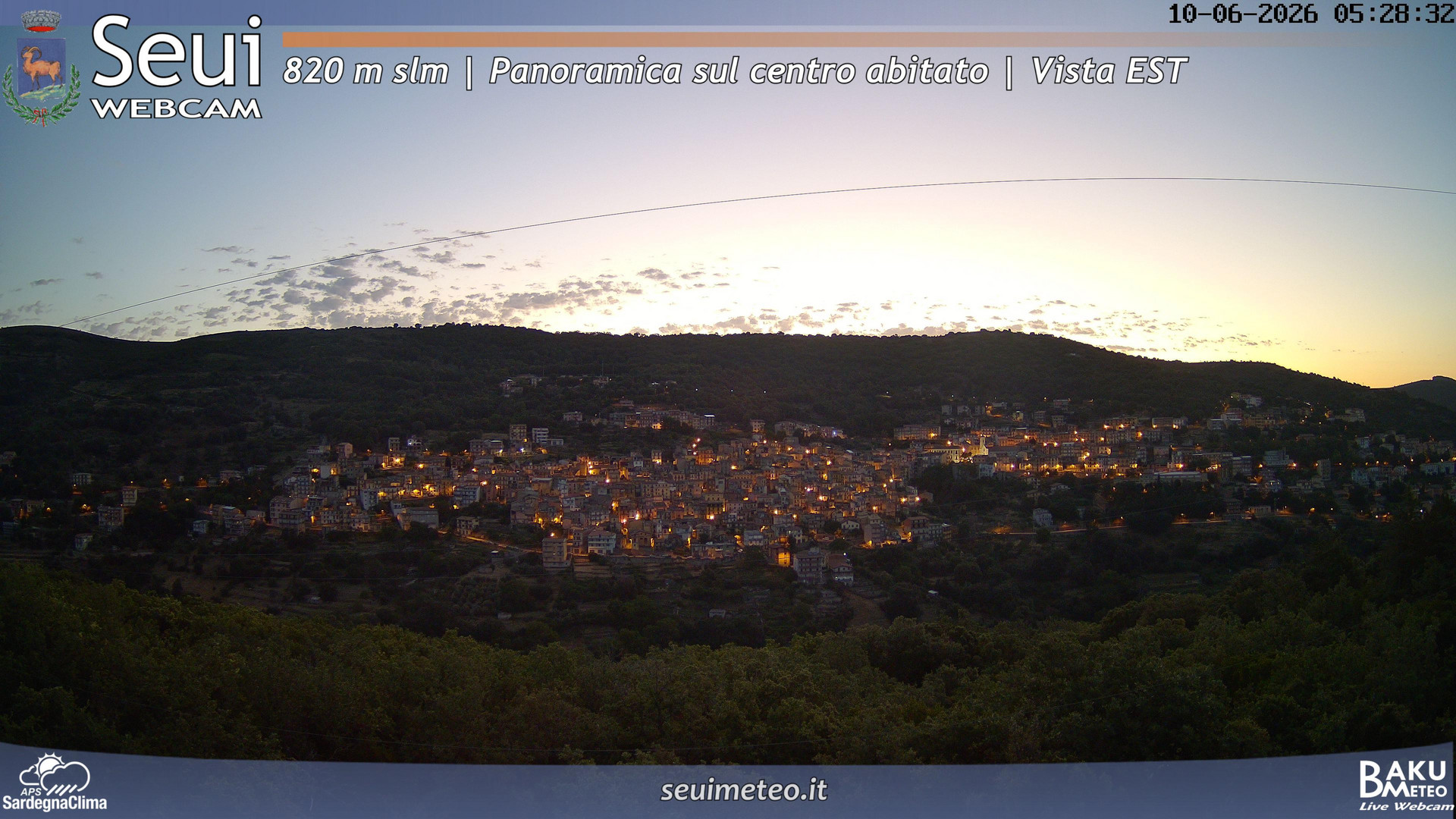 time-lapse frame, Seui Cuccaioni webcam