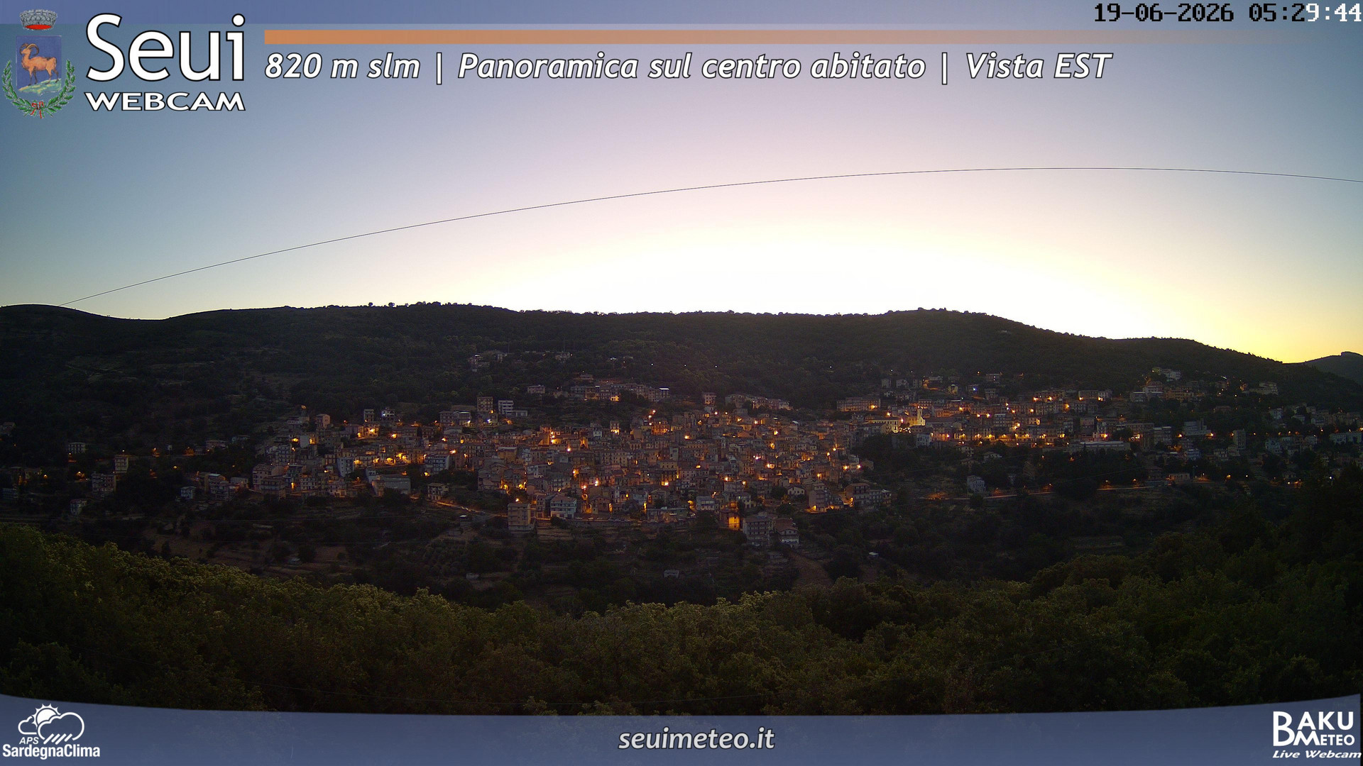 time-lapse frame, Seui Cuccaioni webcam