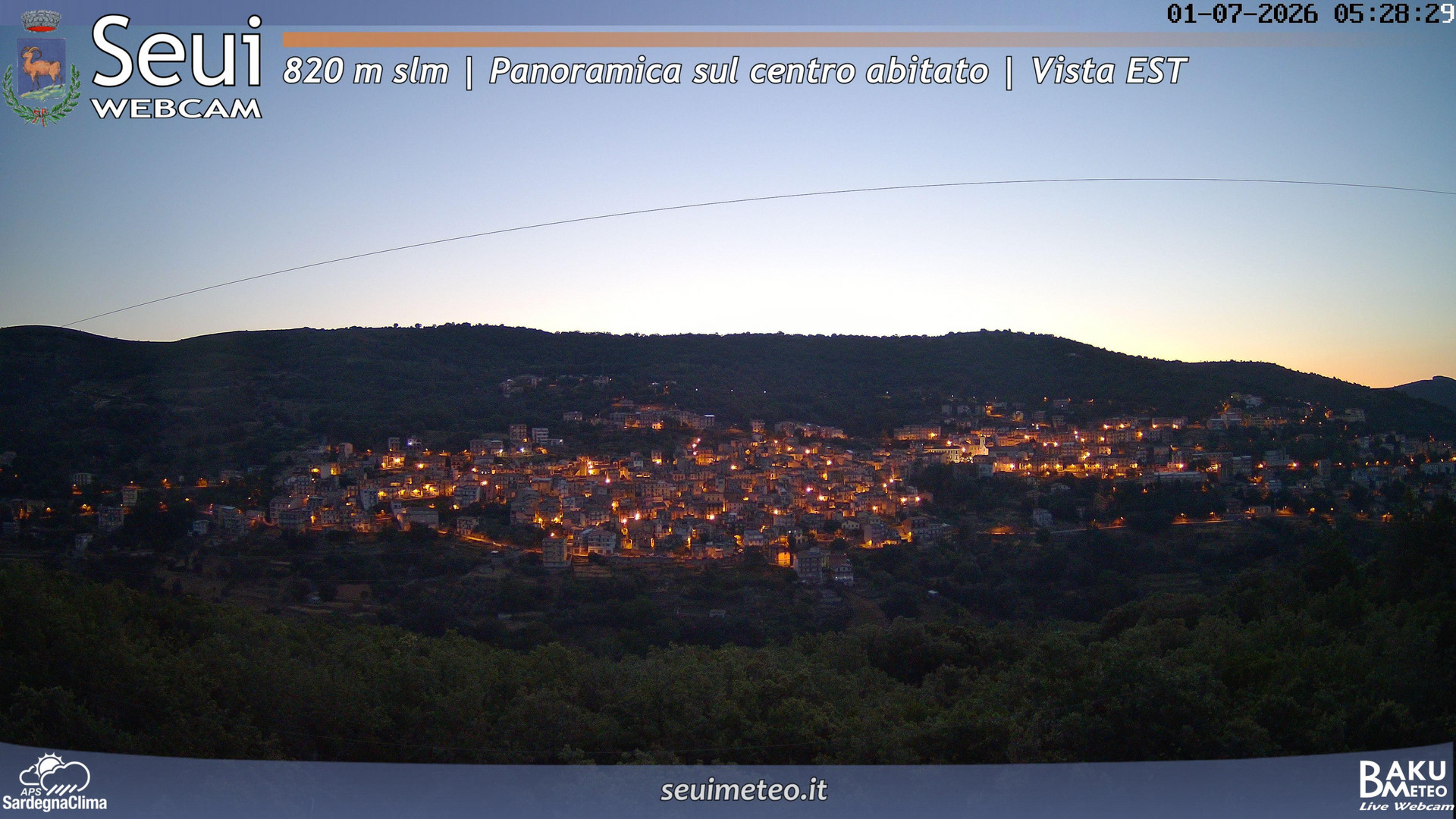 time-lapse frame, Seui Cuccaioni webcam