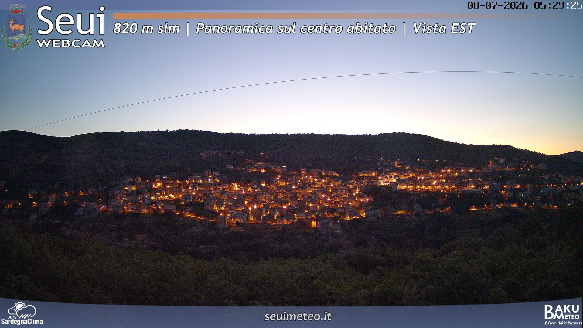 time-lapse frame, Seui Cuccaioni webcam