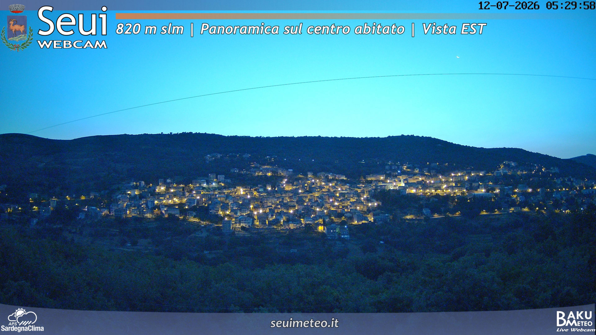 time-lapse frame, Seui Cuccaioni webcam