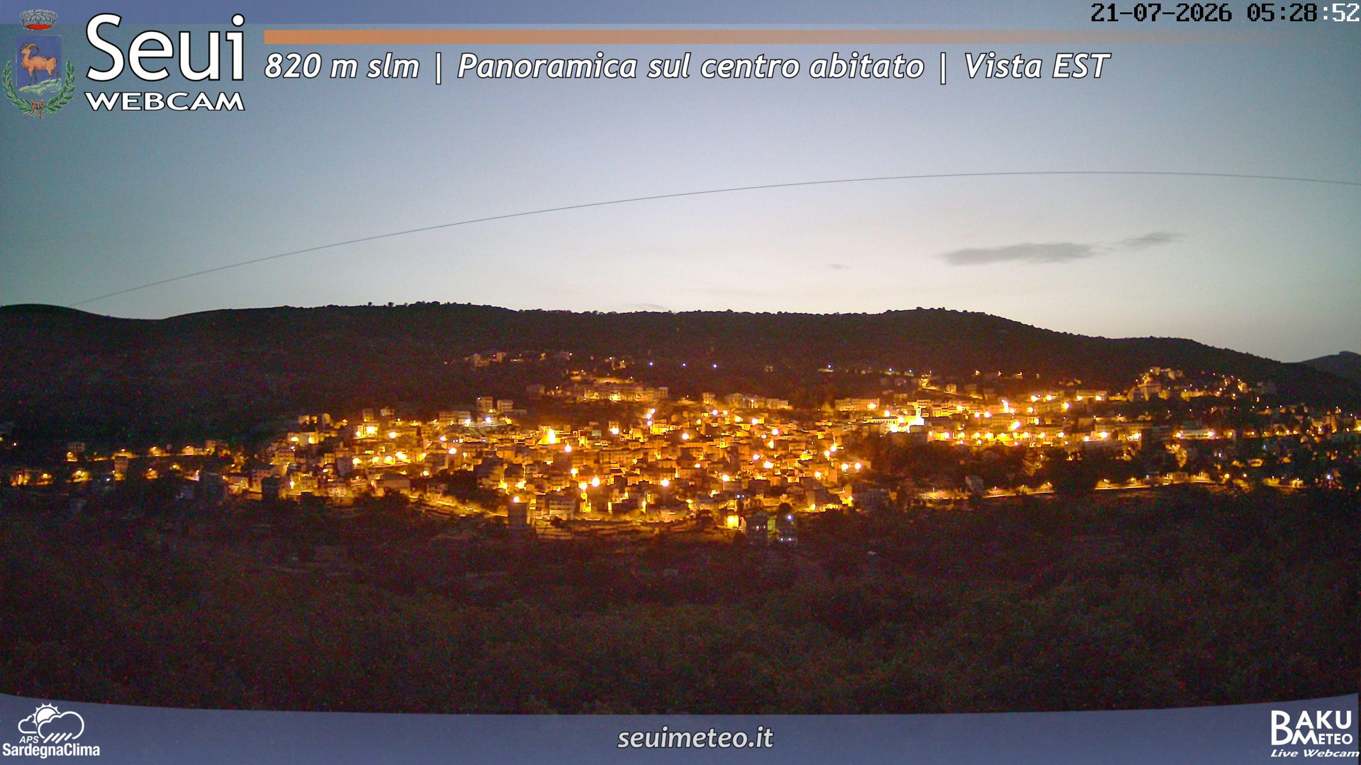 time-lapse frame, Seui Cuccaioni webcam