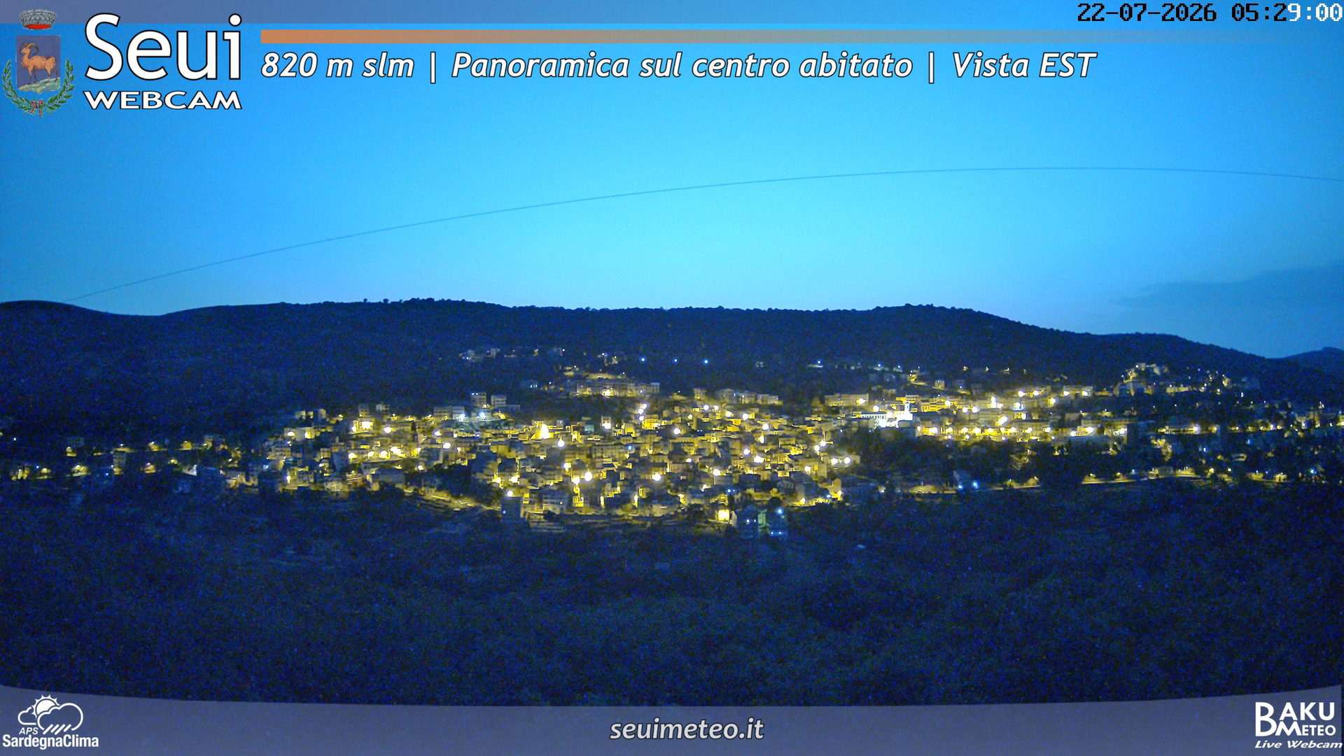 time-lapse frame, Seui Cuccaioni webcam