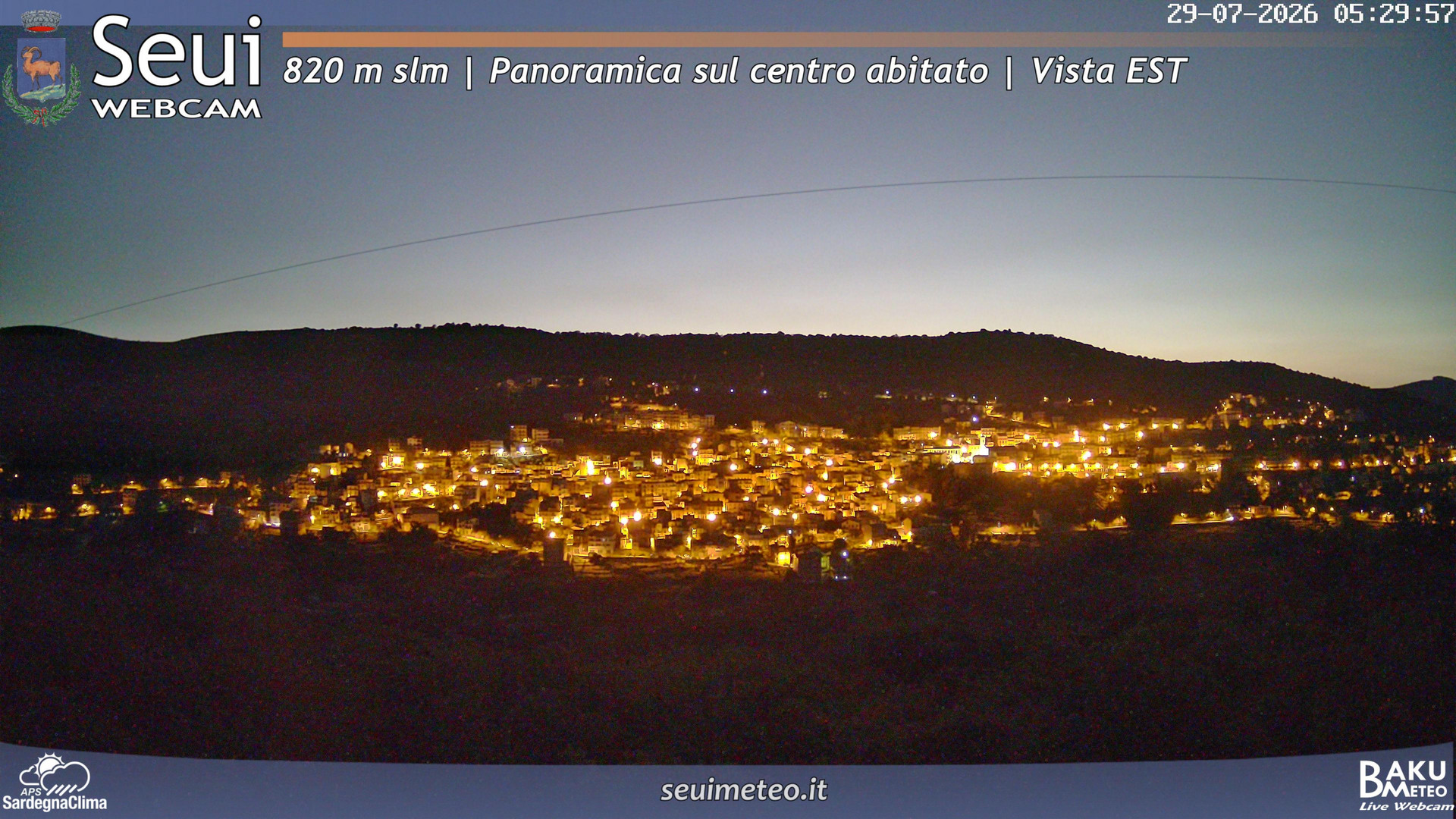 time-lapse frame, Seui Cuccaioni webcam