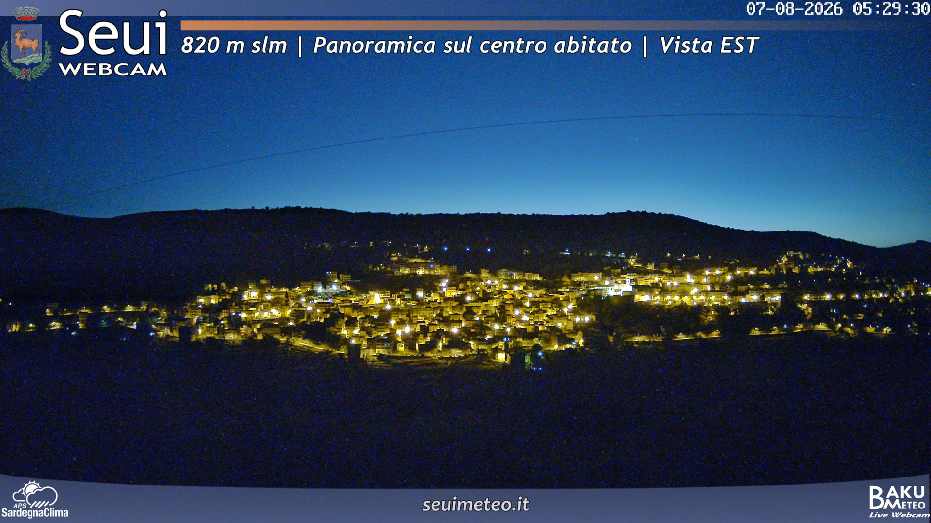 time-lapse frame, Seui Cuccaioni webcam