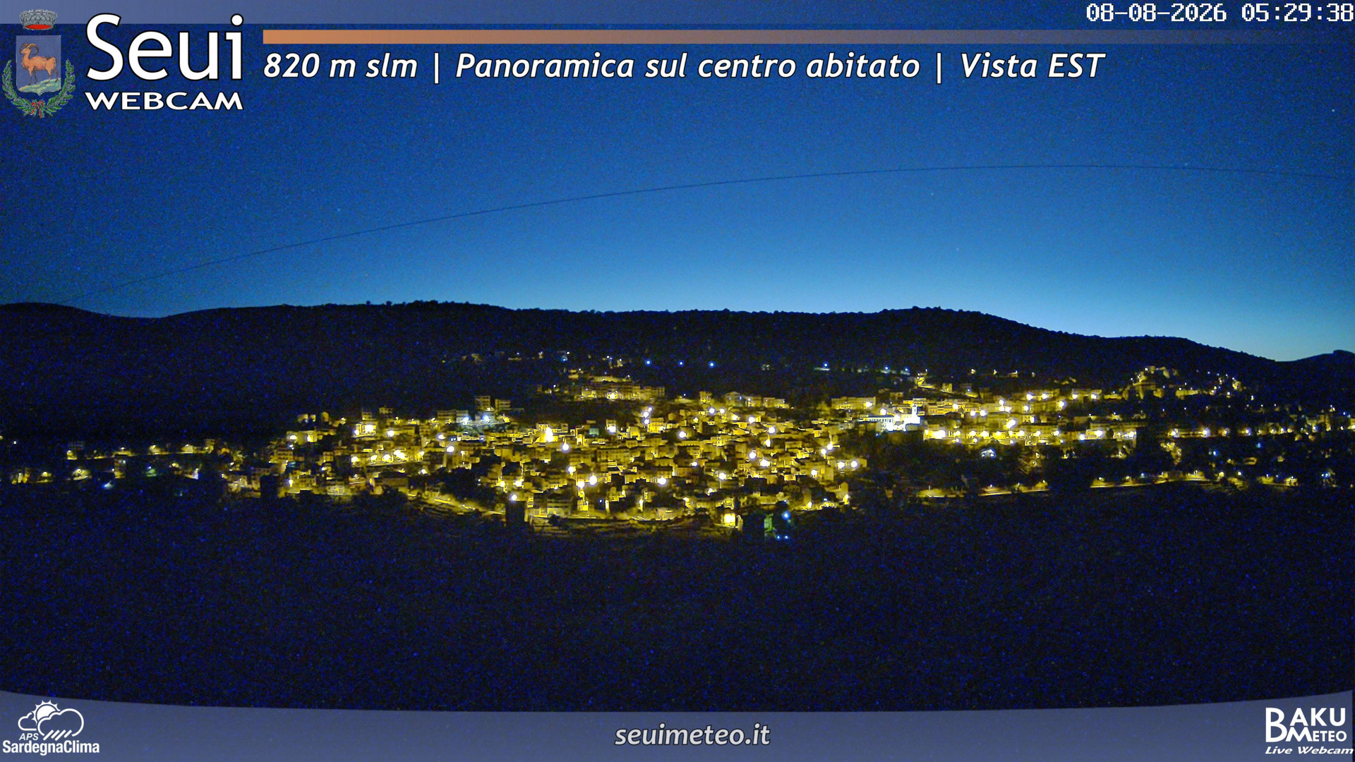 time-lapse frame, Seui Cuccaioni webcam