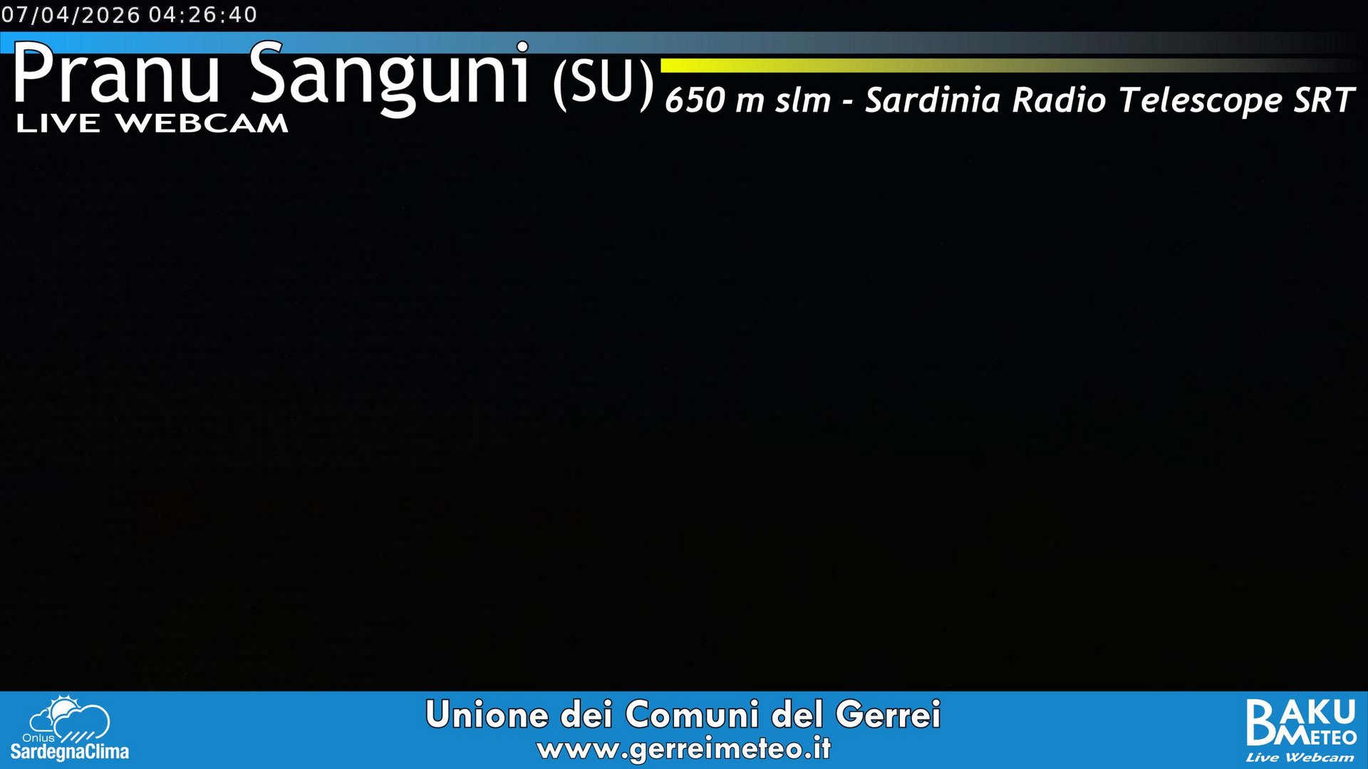 time-lapse frame, Pranu Sanguni SRT webcam