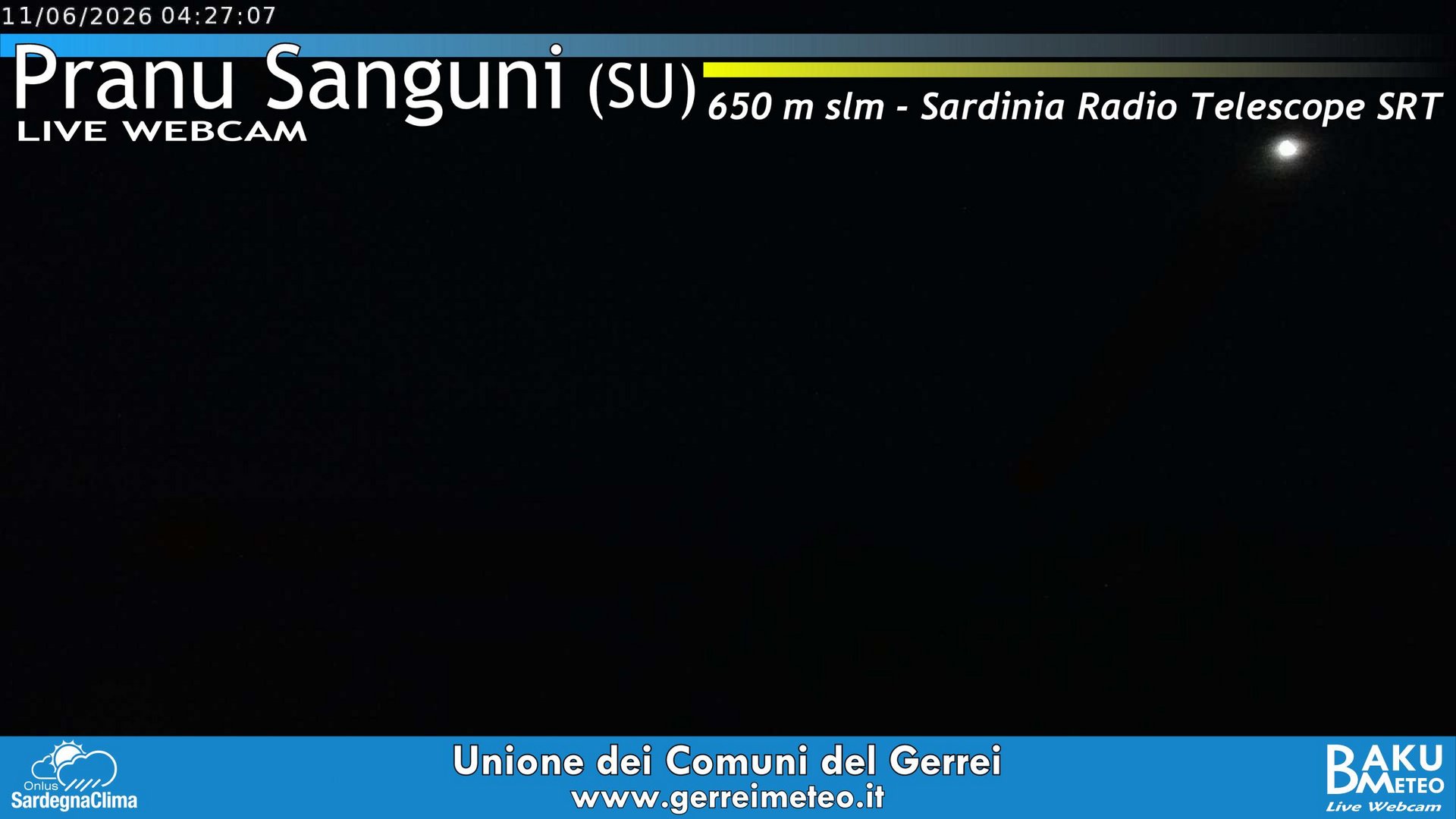 time-lapse frame, Pranu Sanguni SRT webcam