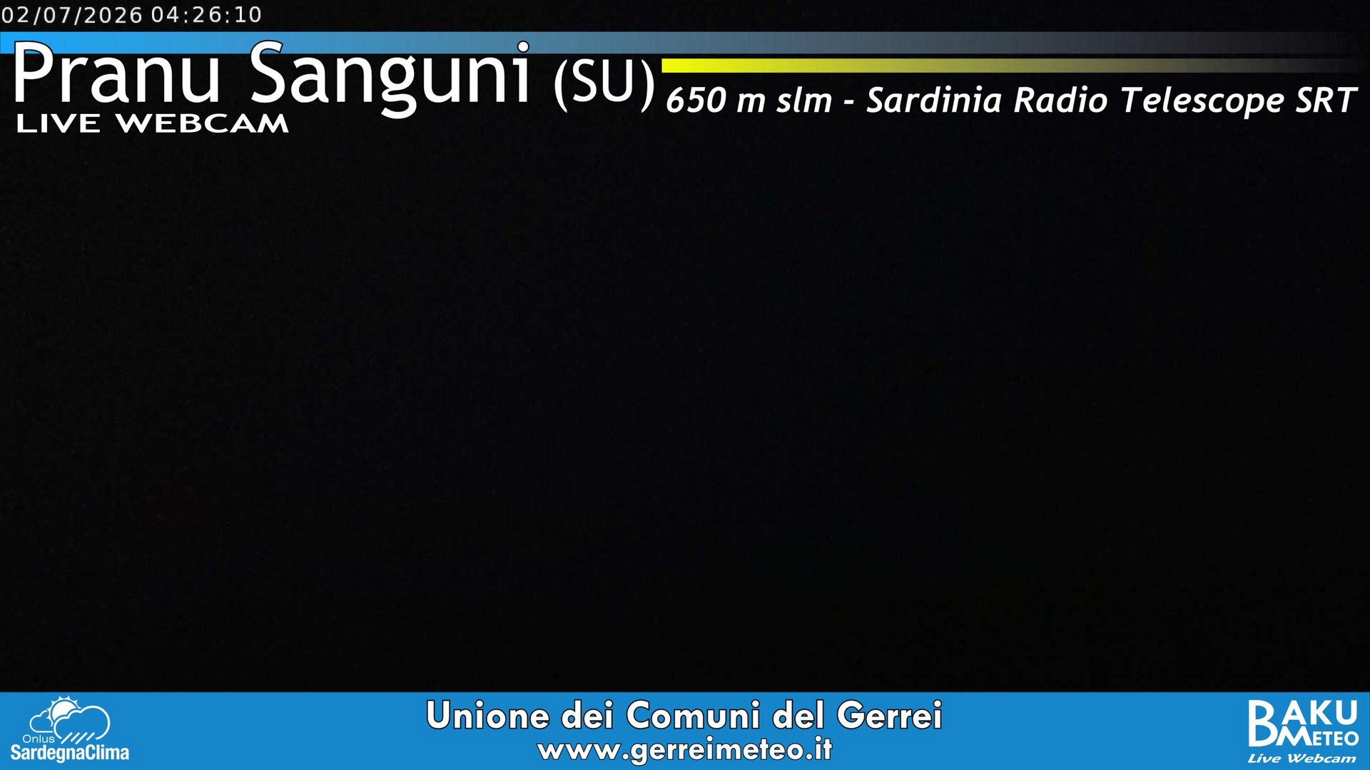time-lapse frame, Pranu Sanguni SRT webcam