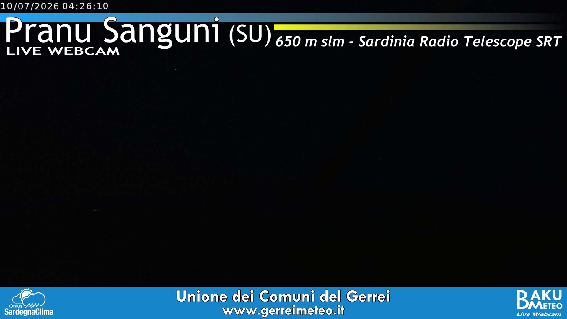 time-lapse frame, Pranu Sanguni SRT webcam