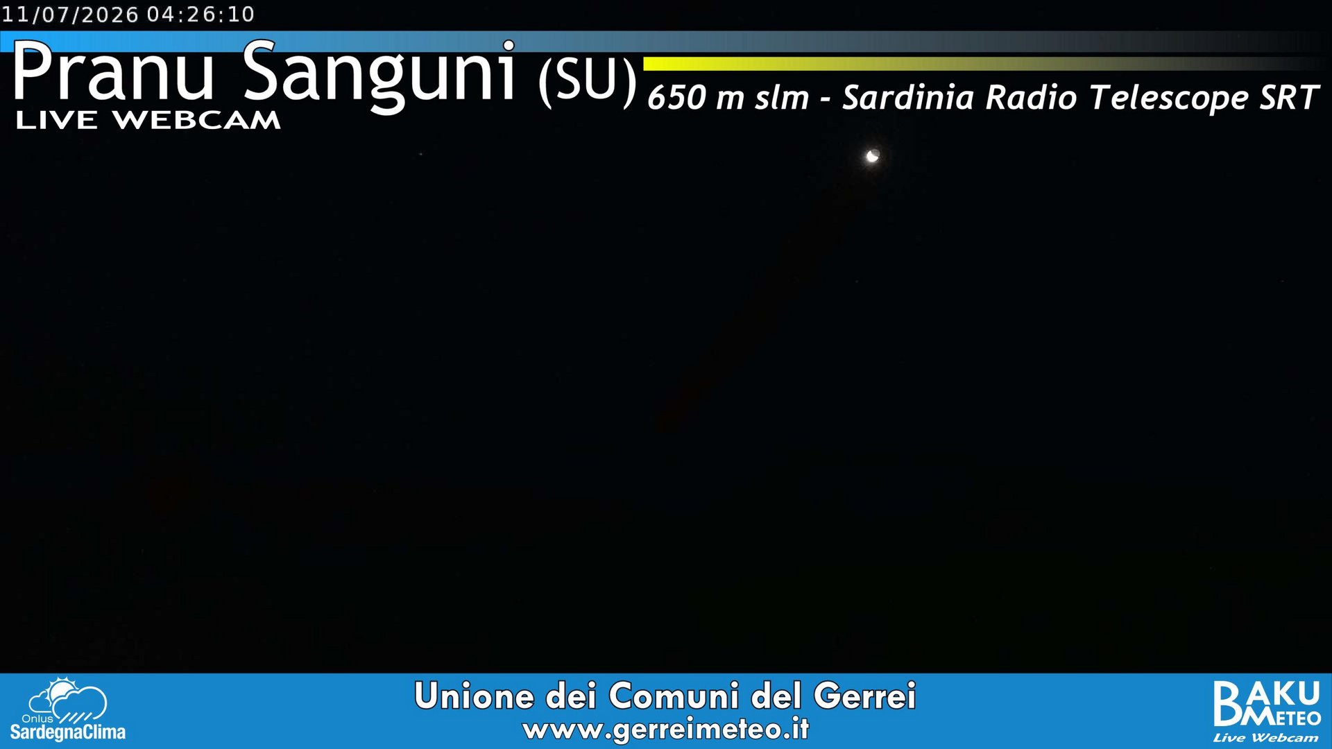 time-lapse frame, Pranu Sanguni SRT webcam