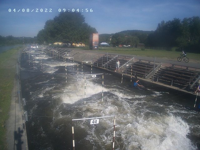 time-lapse frame, Troja - bottom webcam