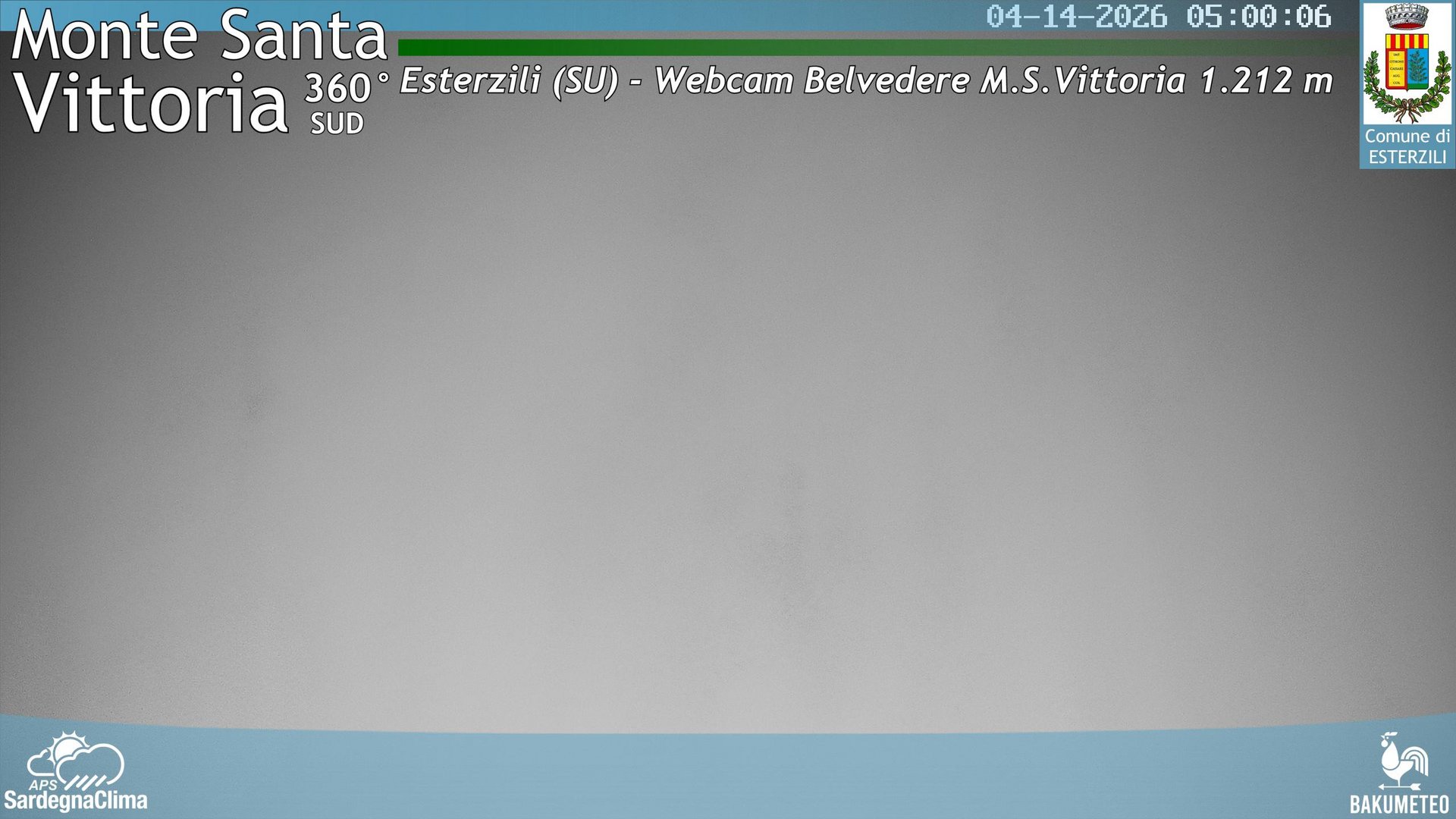 time-lapse frame, Monte Santa Vittoria Sud webcam