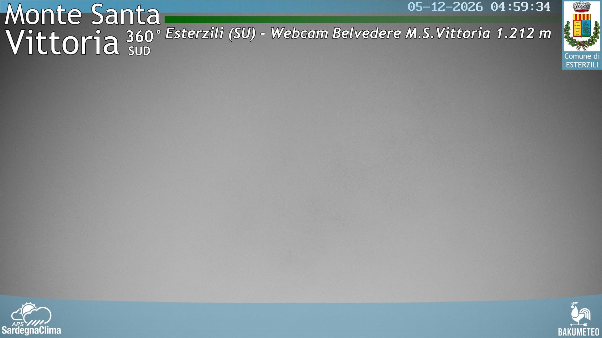 time-lapse frame, Monte Santa Vittoria Sud webcam