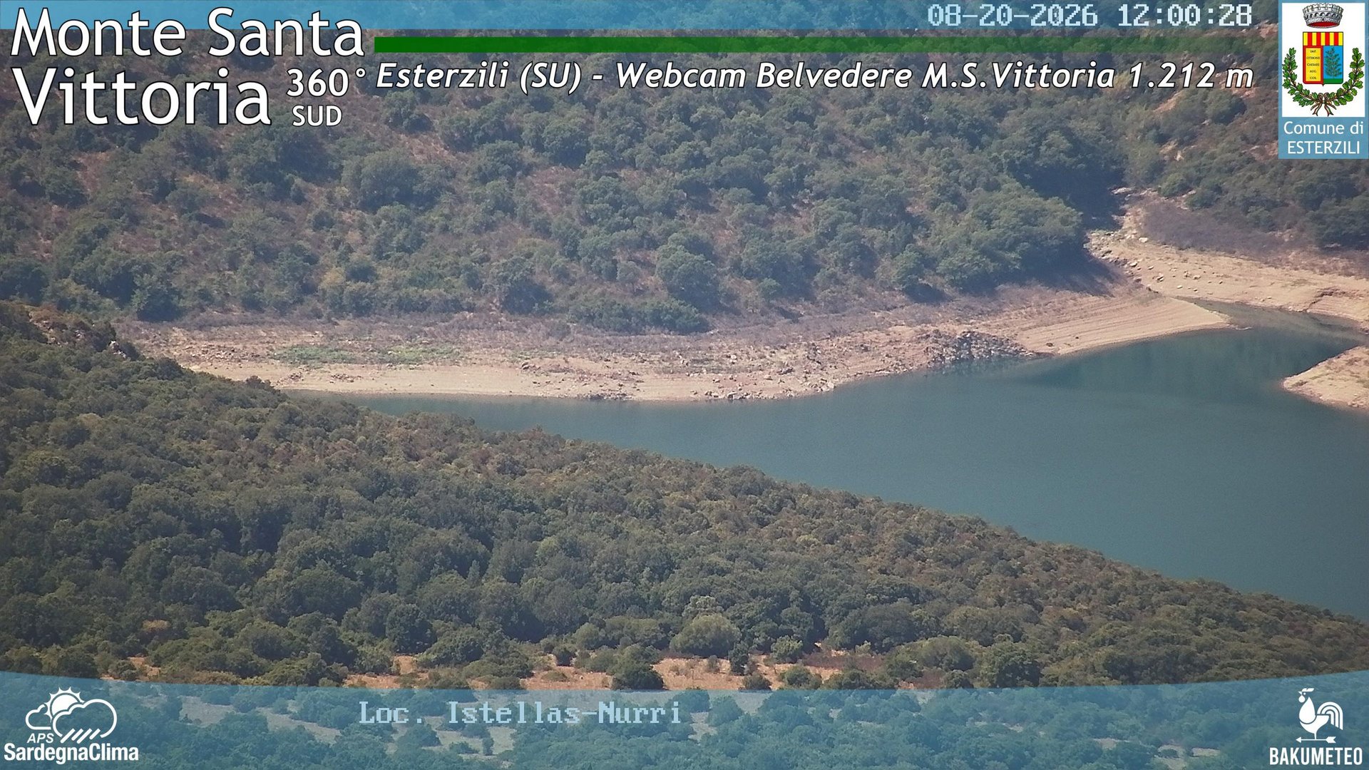 view from Monte Santa Vittoria Sud on 2026-08-20