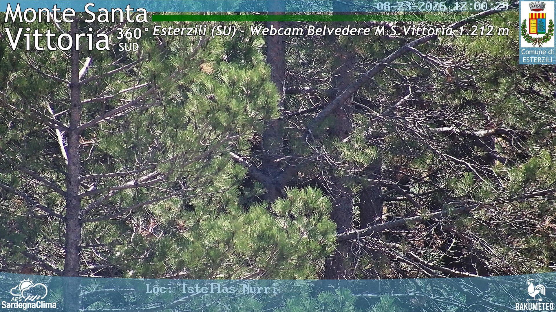 view from Monte Santa Vittoria Sud on 2026-08-23