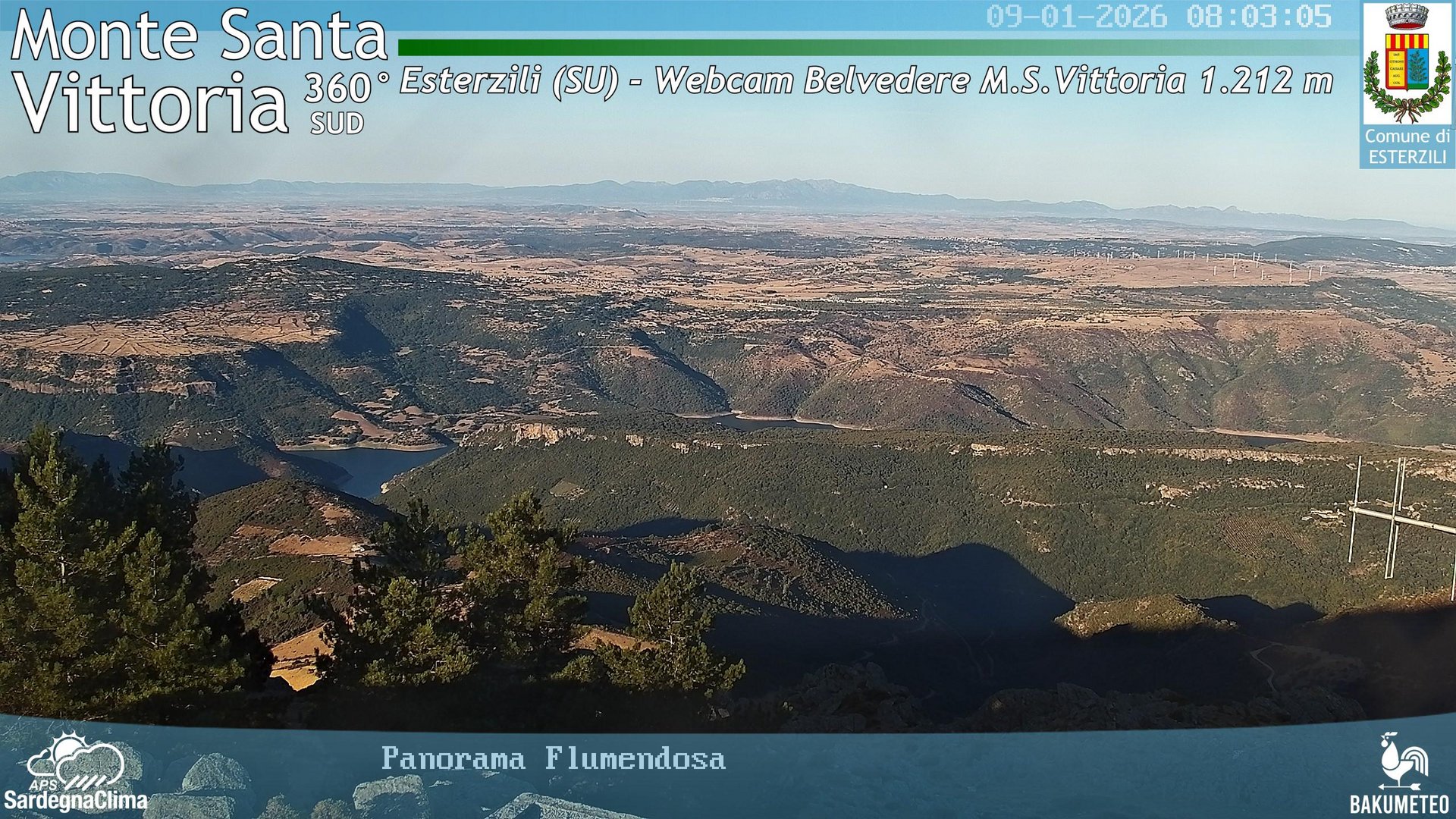 view from Monte Santa Vittoria Sud on 2026-09-01