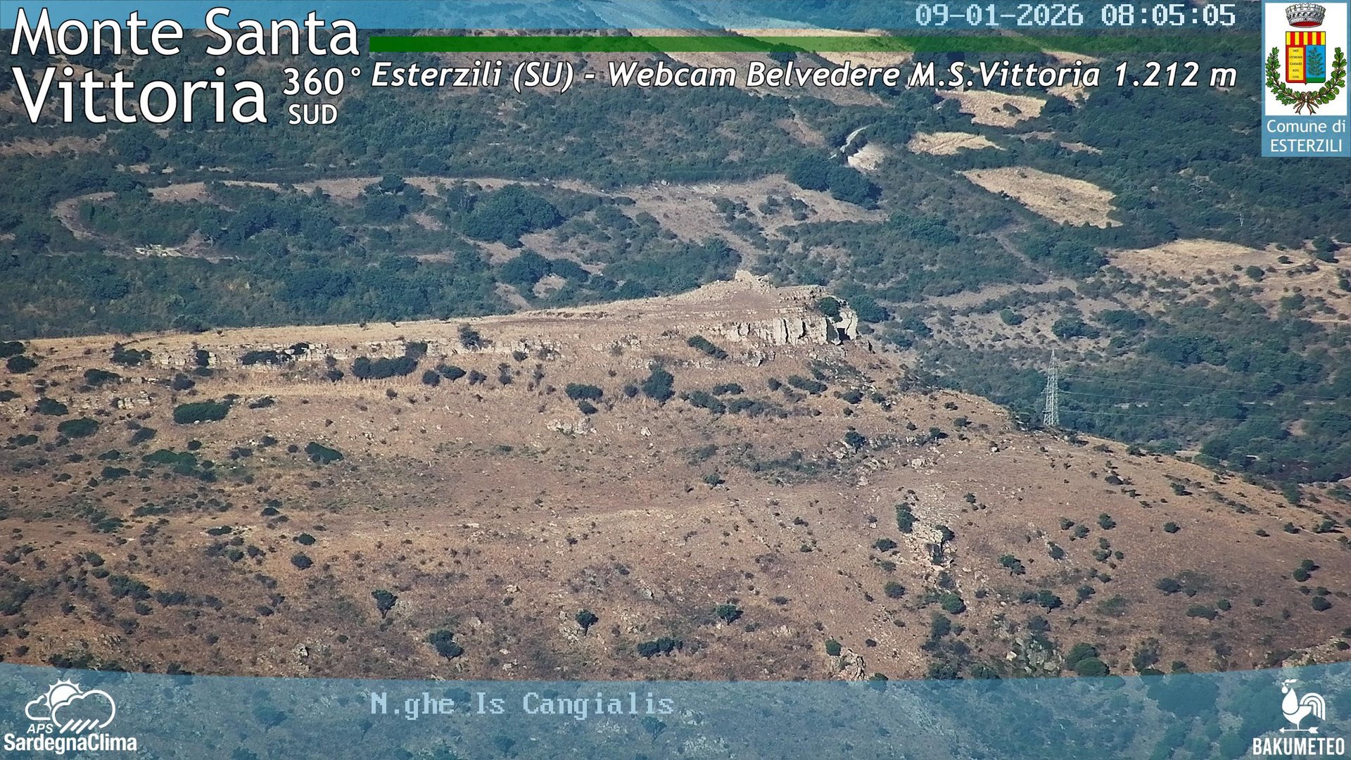 view from Monte Santa Vittoria Sud on 2026-09-01