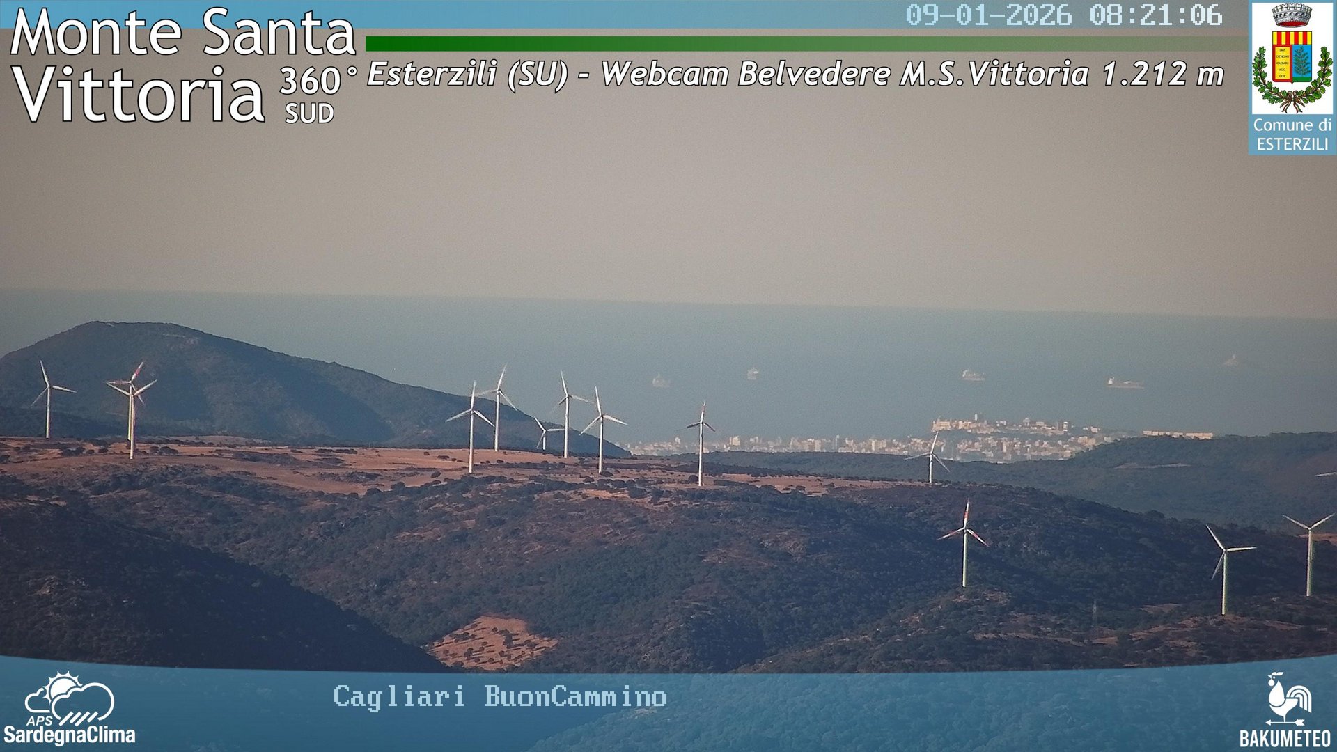 view from Monte Santa Vittoria Sud on 2026-09-01