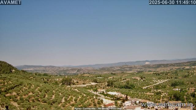 time-lapse frame, Torreta Alta webcam