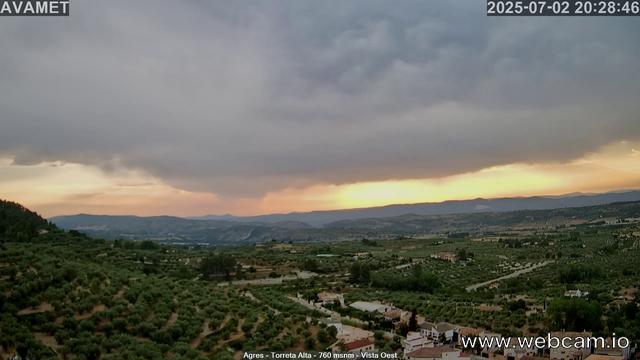 time-lapse frame, Torreta Alta webcam