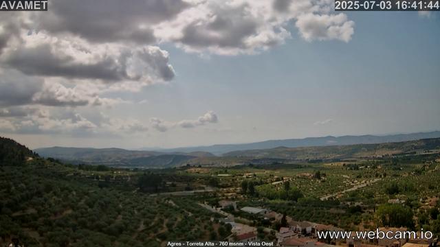 time-lapse frame, Torreta Alta webcam