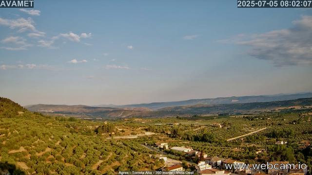 time-lapse frame, Torreta Alta webcam