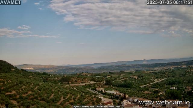 time-lapse frame, Torreta Alta webcam