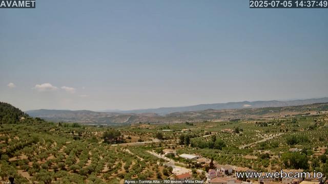 time-lapse frame, Torreta Alta webcam
