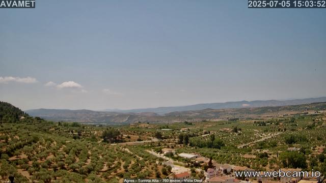 time-lapse frame, Torreta Alta webcam