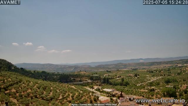 time-lapse frame, Torreta Alta webcam