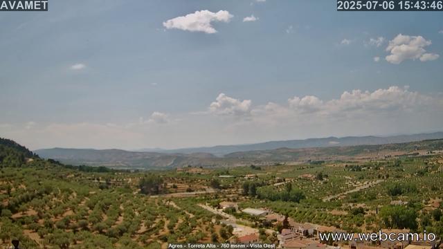 time-lapse frame, Torreta Alta webcam