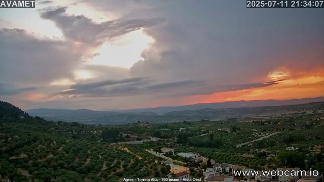time-lapse frame, Torreta Alta webcam