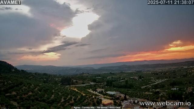 time-lapse frame, Torreta Alta webcam