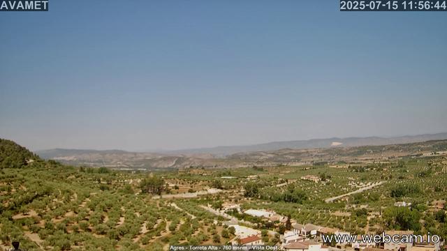 time-lapse frame, Torreta Alta webcam