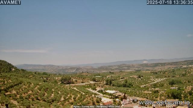 time-lapse frame, Torreta Alta webcam
