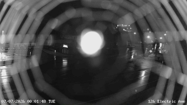 time-lapse frame, Electric Avenue - Lewistown webcam