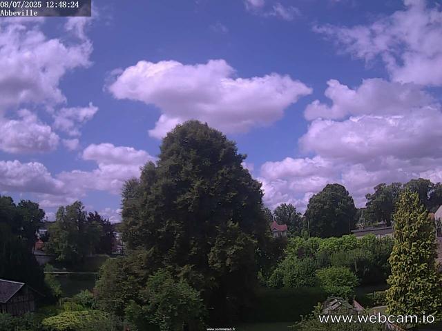 time-lapse frame, Abbeville, France webcam